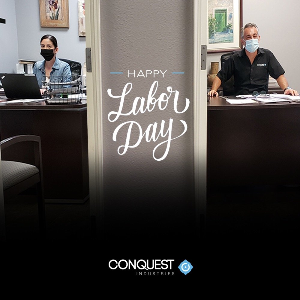 ConquestInd's tweet photo. We celebrate this #LaborDay without forgetting our health. Practice #SocialDistancing like us 😷. #WeAreConquest

#ConquestInd #MadeInTheUSA
• Metal Alloys • SpinCasting • Specialty Metals https://t.co/afDApjU4xU