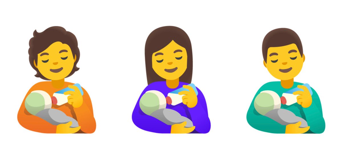 Emojipedia on Twitter "In 2017 a breastfeeding emoji was added, which is shown as a woman https