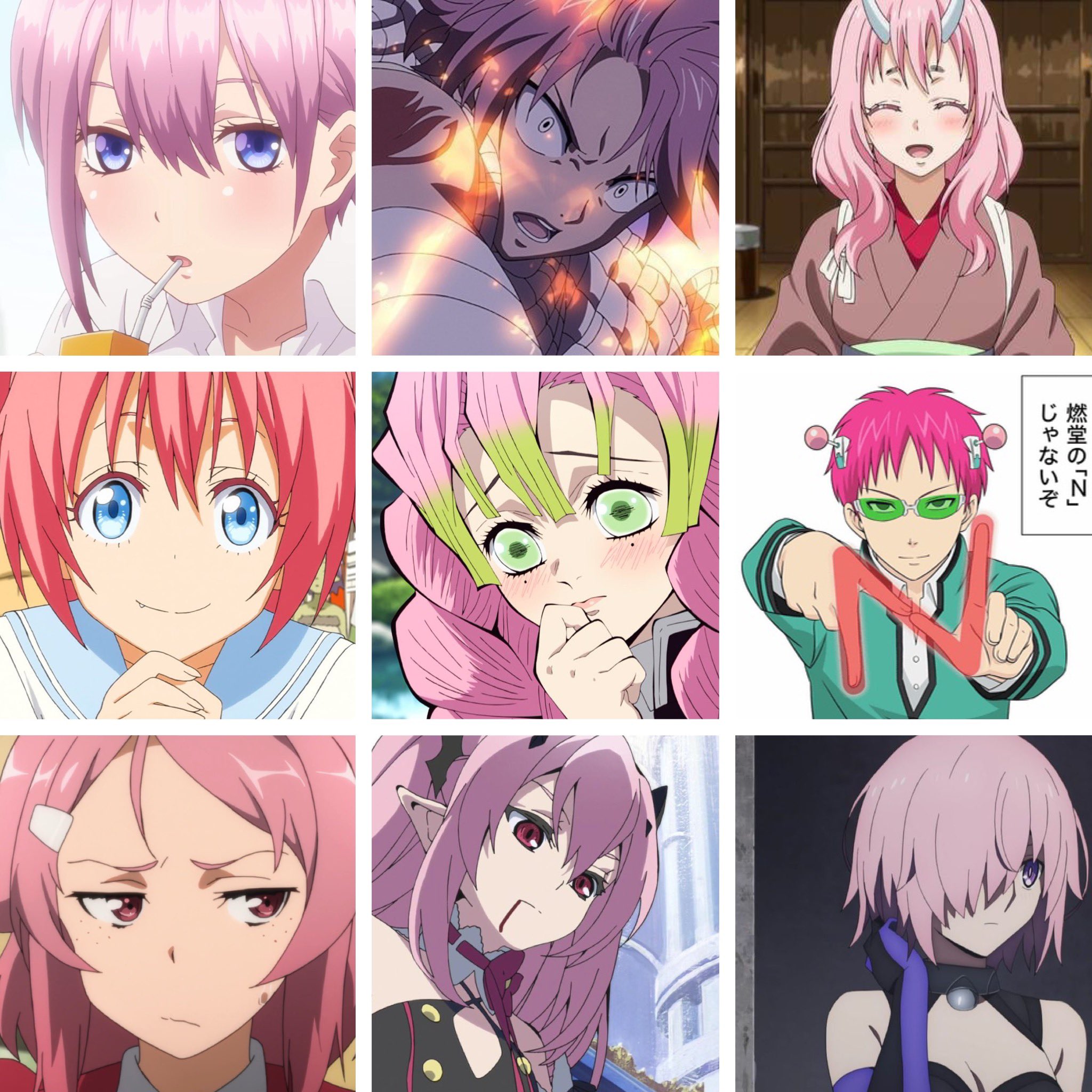 D だいまる 前に集めたピンク髪キャラ アニメ アニメ初心者 アニメ好きと繋がりたい ピンク髪 アニメキャラ T Co Y57agv4upk Twitter