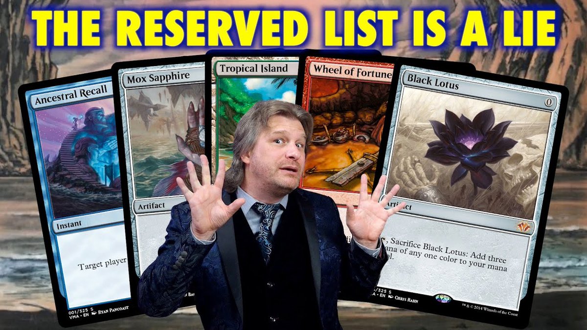 The Reserved List Is A Lie
---> youtu.be/d004BlPRVN4
#MTG