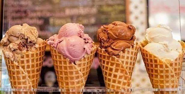_SweetJennys's tweet photo. It may be gloomy outside but it's always sunny around here. Retweet for a shot to win a free ice cream cone! https://t.co/ykDS9ha980
