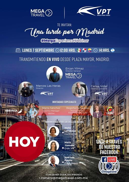idalia_ae's tweet photo. @MegaTravel_MX desde Madrid! HOY a las 12:00 pm 🌎💙#MegaExperienceWebinar #FB #MegaContigo @eyilmaz_mx @PierreSondag @alanxelmundo https://t.co/NnfiQnpmMO