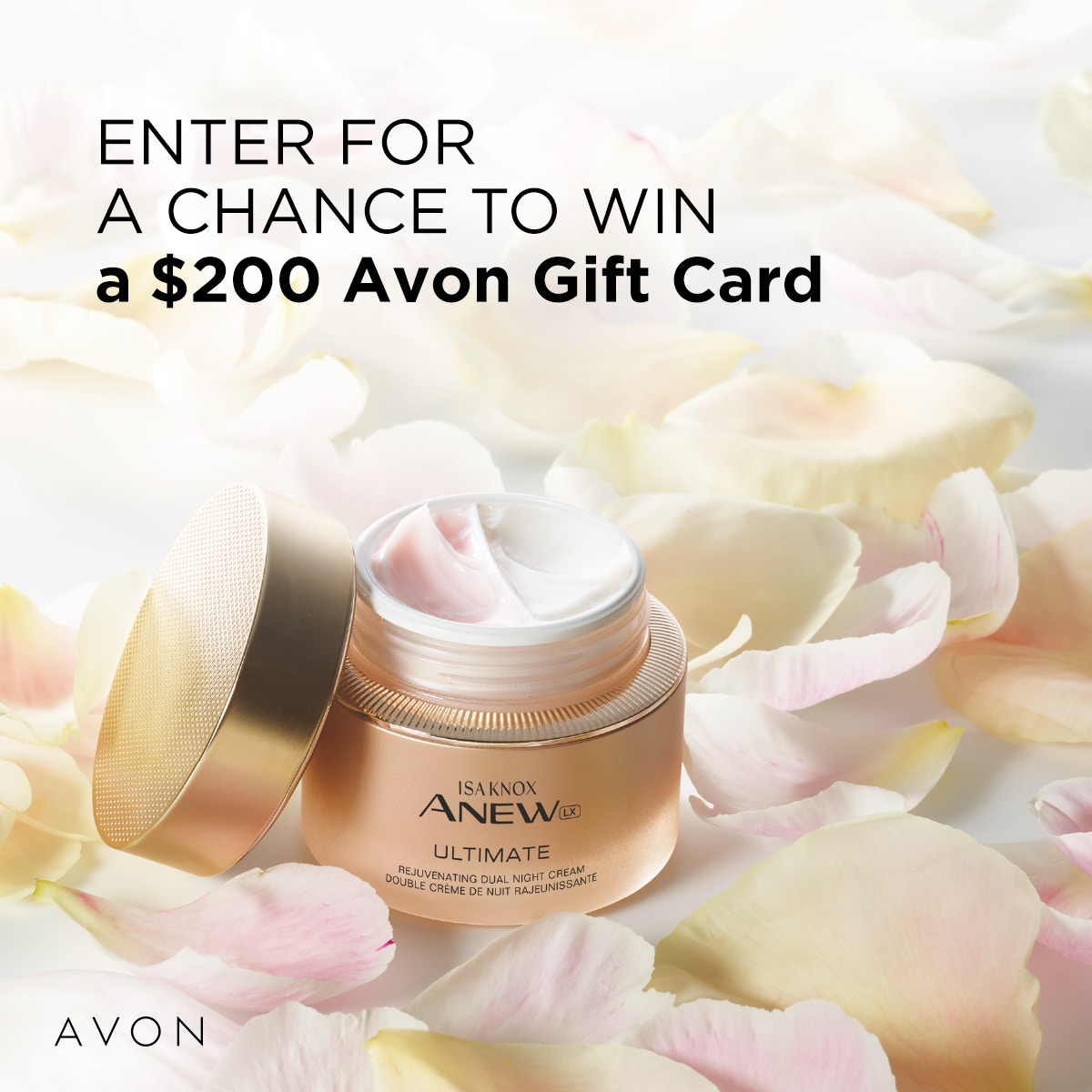 Enter for a chance to win a $200 Avon gift card. 5 winners total. Ends September 13 at 11:59 pm est. Sign up for free at the link below! go.youravon.com/3p9n4w
#sweepstakes 
#anyonecanwin
#newavon 
#selfcare