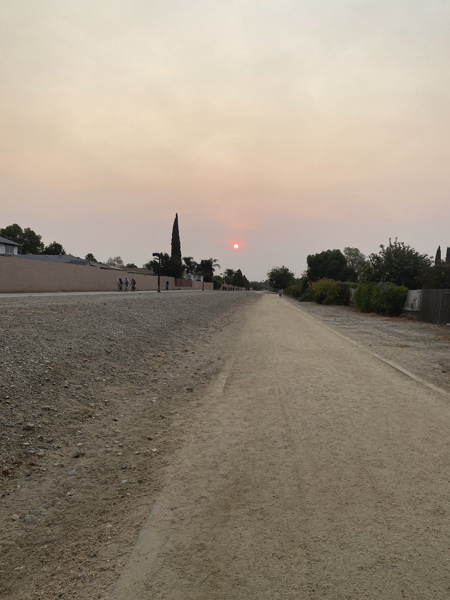 Mindylu01's tweet photo. Virtual 5k today for Nate Wolsky. Maybe not the best day to run with all the smoke in the air. 😬#shocktheworld #teamnate https://t.co/CemVIfapNt