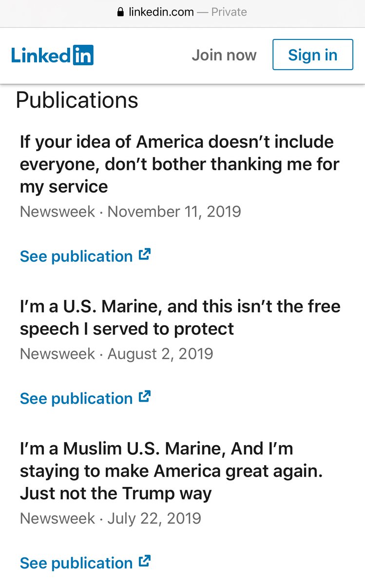 So I went and found this guy’s LinkedIn, and as suspected, he was a POG (person other than grunt) in admin/HR. Twenty years ago. Before 9/11. And he has used this status to agitate AGAINST us ever since. Press S.