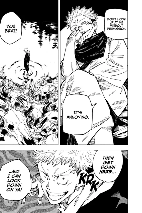 this is one of my favourite manga pages like ever if this wasn't the moment you decided to lay ur life down for yuji then when was it 