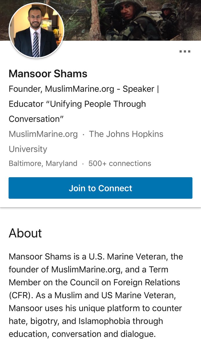 His stated goals are ending Islamophobia and “unifying the people through conversation” which is leftf*g speak for “stfu and eat shit, white man.”Media, tech and elite institutions confer legitimacy to him, which he boasts of proudly. Textbook sociopathic status maximizer.