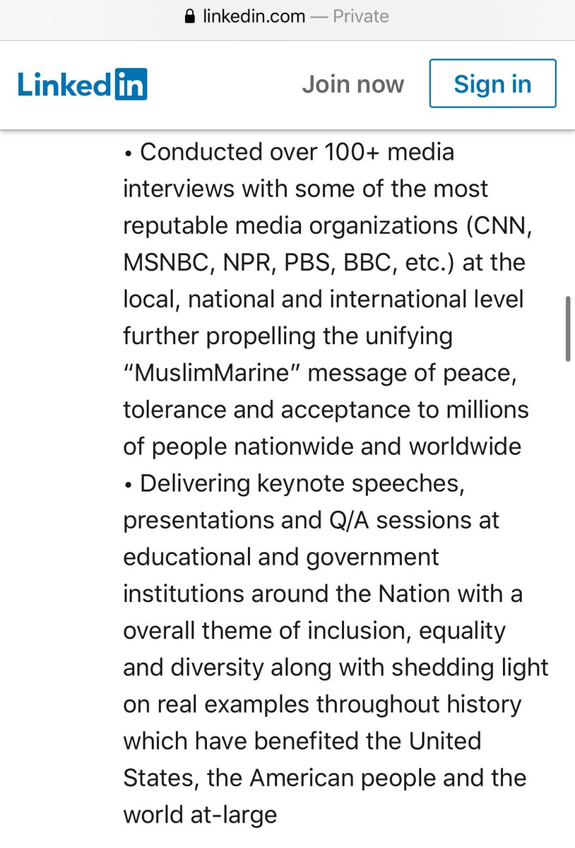 His stated goals are ending Islamophobia and “unifying the people through conversation” which is leftf*g speak for “stfu and eat shit, white man.”Media, tech and elite institutions confer legitimacy to him, which he boasts of proudly. Textbook sociopathic status maximizer.