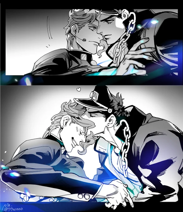 オラレロの告知絵を描いたときに、おまけのつもりで描いていたものでした～載せそこねていたので描きなおしました。
告知絵の続きのコマという感じです 
