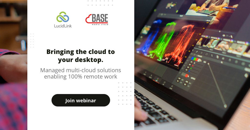 It's less than 2 weeks to go to our webinar with 
<a href="/Lucid_Link/">LucidLink</a>
 on entirely cloud-based editing workflow. As Michael Clayton and Jonathan Wray present workflow with no need to download or sync files, with iconik.io and 
<a href="/Adobe/">Adobe</a>
 Premier Pro.
lnkd.in/eMYypwr