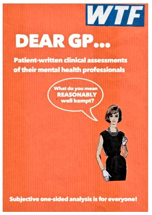 AsylumMagUK's tweet photo. Have you heard about  @dear_gp ?

The Dear GP collective began on Twitter, sharing frustrations about the letters received from mental health professionals.
Link here- 
https://t.co/tb91HBEtcL

#DearGP https://t.co/CsHJMTOhKI