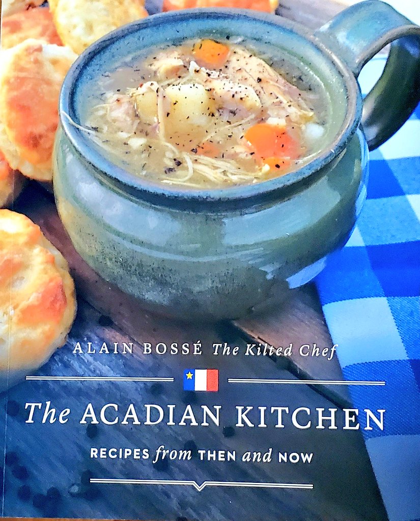 YouTravel's tweet photo. My fall visitors will be taste-testing Acadian treats from the new #Acadian cookbook by @KiltedChefAlain. A wonderful blend of history and traditional #novascotia family fare. I recommend #foodfans check it out.
#VisitNovaScotia #TMACLobsterLovers #Cooking
#christmasgifts https://t.co/BFykkYQgcP