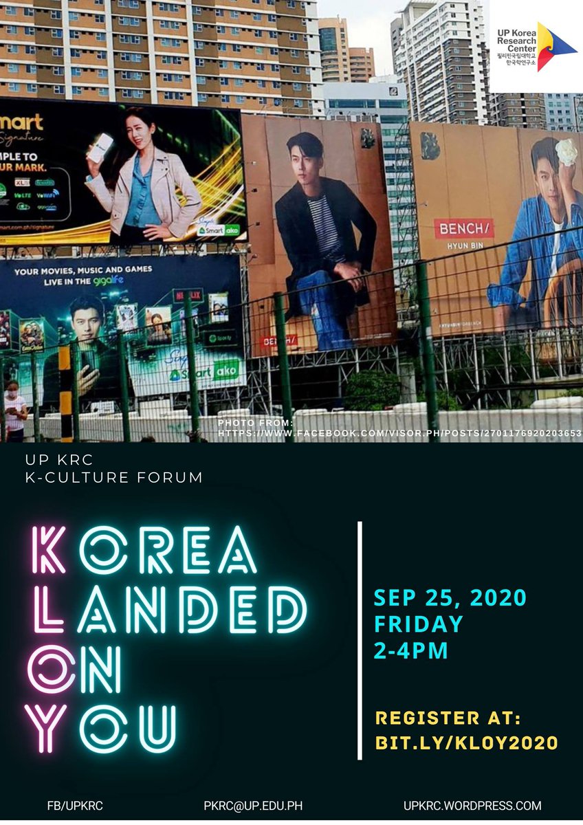 RickSNSD's tweet photo. I will be part of the panel for this.
REGISTRATION: https://t.co/5KUJ9F5Dj0
Kindly register by Sept 21 to be confirmed. Online event link will be sent to confirmed audience via email.
This event is free and open to the public.
#UPKRC #KLOY #SoftPower #CreativeIndustry https://t.co/VtYNSvVPbo