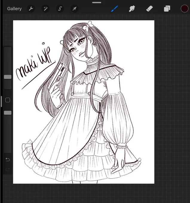 I kinda wanna trash it ,,, ugh #wip 