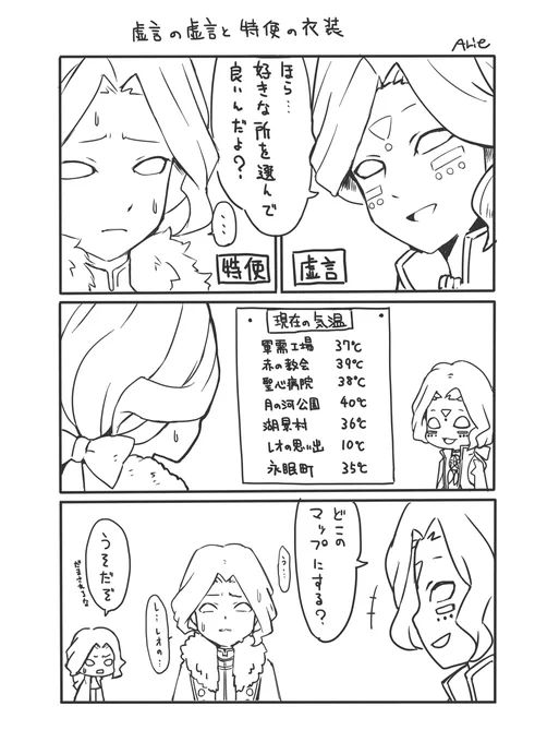 いちばんの厚着衣装 