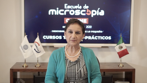 nanotechmx's tweet photo. La Dra. Leticia Torres Guerra, Directora General del Cimav, inauguró los trabajos de la Escuela de Microscopía 2020 que se llevarán a cabo del 7 al 11 de septiembre, en modalidad online.
Leer más en: https://t.co/FKIPtfZFgJ https://t.co/woVcPtVol6
