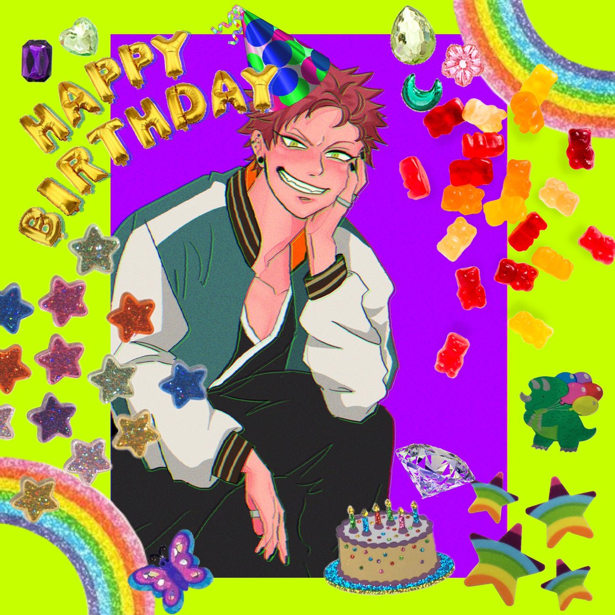 #引用RTで絵をあげて5人指名してバトンでお気に入りの絵を載せる
バトンだ〜!ぴょんさんありがとうございます?❤️?❤️?❤️
4枚も絵ないんじゃないかとおもったけどヒプハマってから絵描きまくってた?すげえジャンルだなぁ〜?? https://t.co/fIdjDAsKtQ 