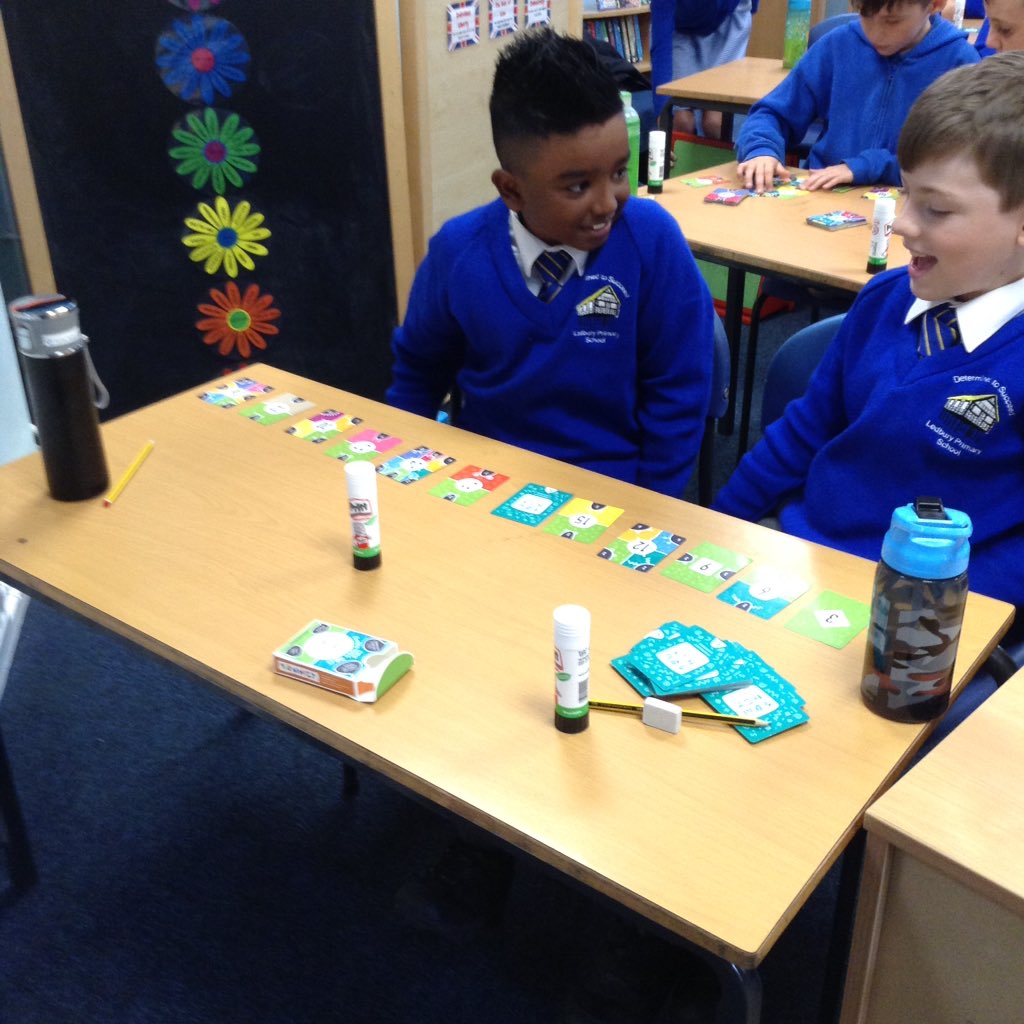 5JH_LPS's tweet photo. Practising our 3 times table with the help of Funkey Maths cards. #LPSmaths #Funkeymaths https://t.co/ixjbbao51v