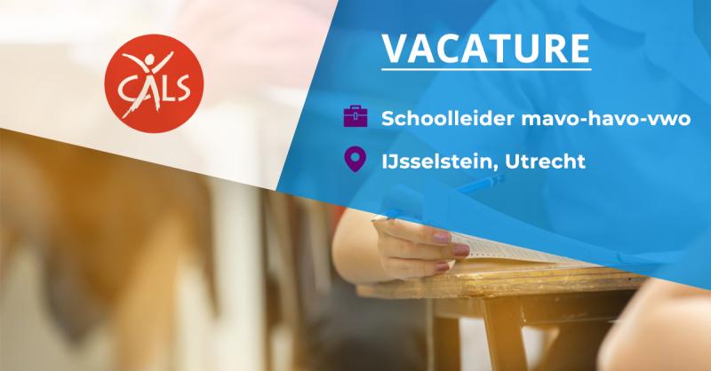 Het Cals College in IJsselstein staat voor toekomstgericht onderwijs. Voor deze bruisende school zijn wij op zoek naar een schoolleider mavo-havo-vwo.
Een mooie, nieuwe uitdaging voor jou? Bekijk de vacature!

hetonderwijsbureau.nl/vacature/schoo…