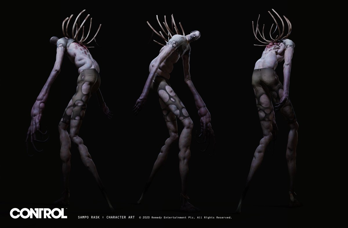 samporask's tweet image. I had the great pleasure of making the main antagonist, Dr. Hartman, for CONTROL AWE DLC. He&apos;s been through a lot since we last saw him 10 years ago in Alan Wake. artstation.com/artwork/GaklO4