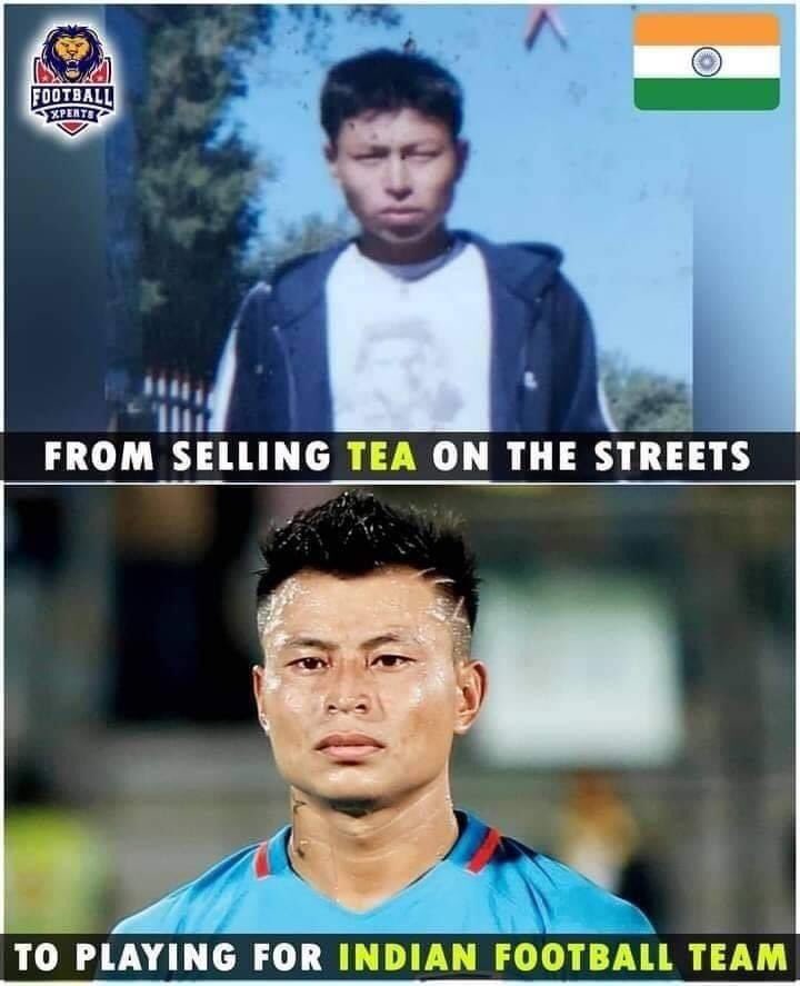 LicypriyaK's tweet image. He was selling tea ☕️ on the street but today he is playing football ⚽️ in Indian National Football Team 🇮🇳.

Never give up on your dreams like Jackichand Singh from Manipur! 🙏🏻

#Respect #Talent #Indianfootball