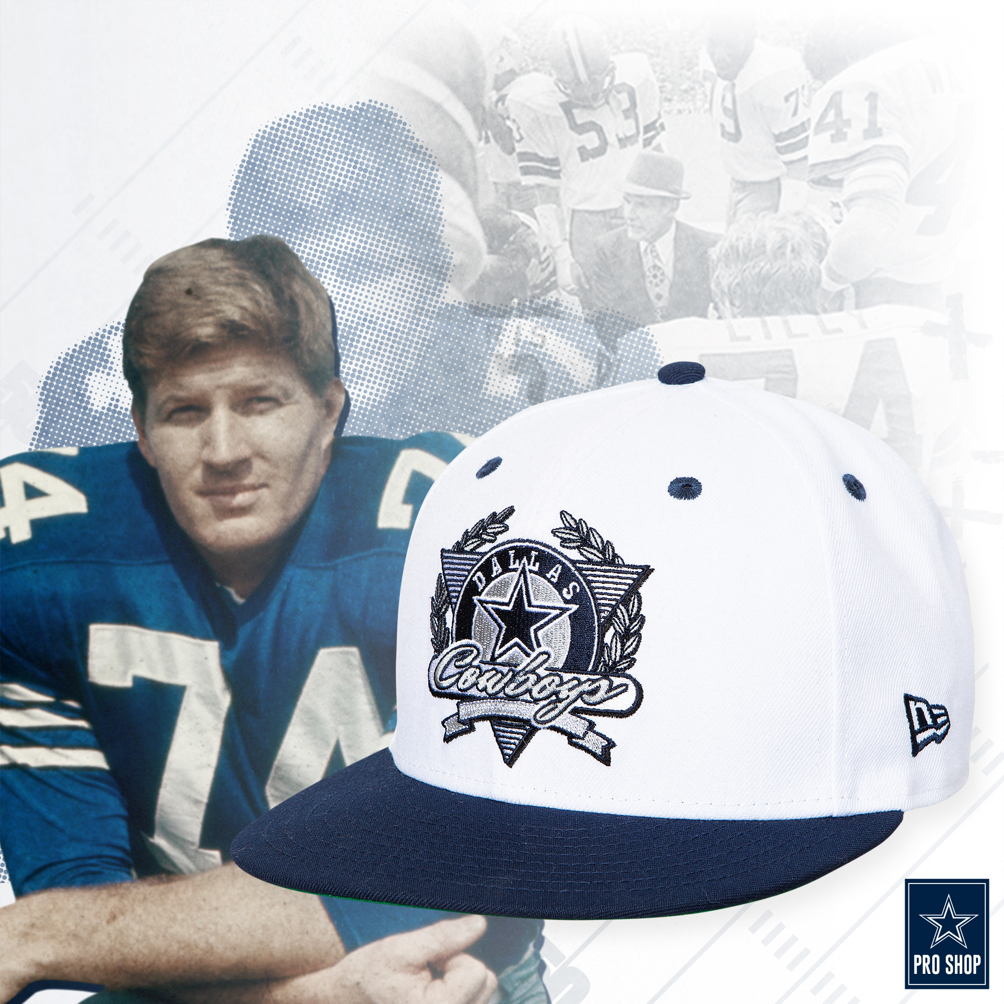 Cowboys Pro Shop X Introducing the EXCLUSIVE NewEraCap 1960 Collection. CowboysNation caps straight from the glory days Score each hat inspired by 60 years of DallasCowboys football ONLY at the Pro