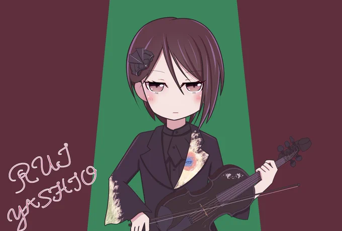 お絵描き練習286日目。
Morfonica Vn. 八潮瑠唯
顔面が強い(強い) 