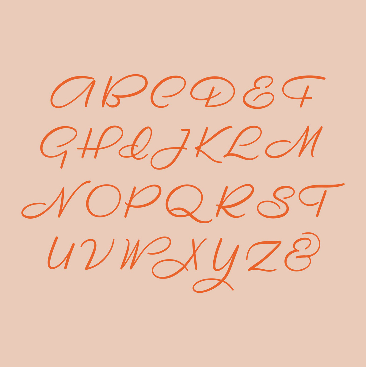 MollyDST's tweet photo. Monday Alphabet Vol. 7. I'm pretty happy with the retro vibe of this one. I think I feel inspired to make a lowercase version to go with it! Show me your #MondayAlphabet! Feel free to tag me in a #handlettered or calligraphic alphabet of *your* creation! https://t.co/WHgPiRQ6UQ