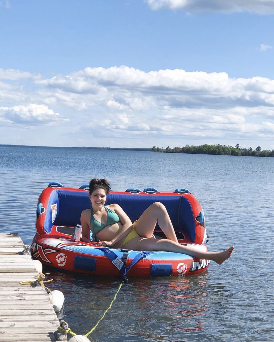 Turning your tube into a couch? That's what Labor Day is all about. 😊 Hoping you all are spending your long weekend somewhere on the water! 📸: <a href="/ava_headrick/">Ava Headrick</a> on Instagram #wowwatersports #lakelife #worldofwatersports #lake #watertubing #waterraft #boating