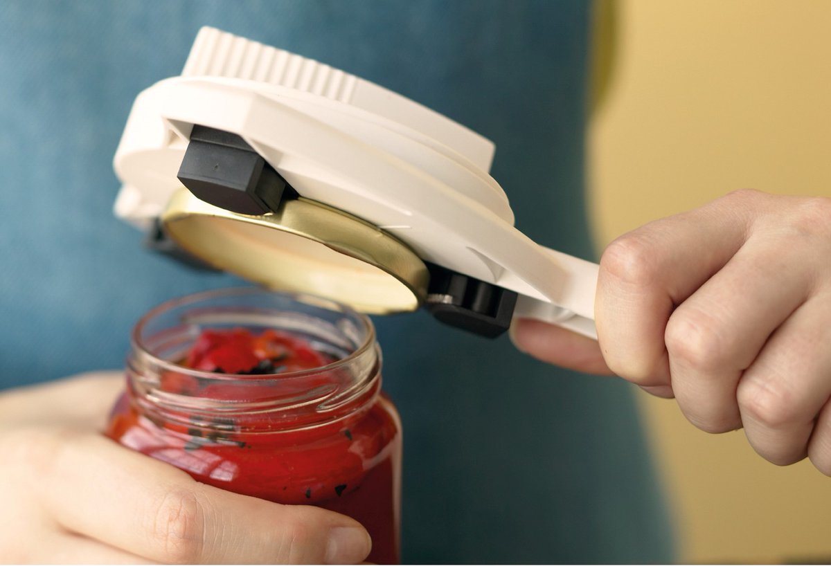 Our Gripper Jar Opener is perfect for opening stiff jars! #jaropener #gadget