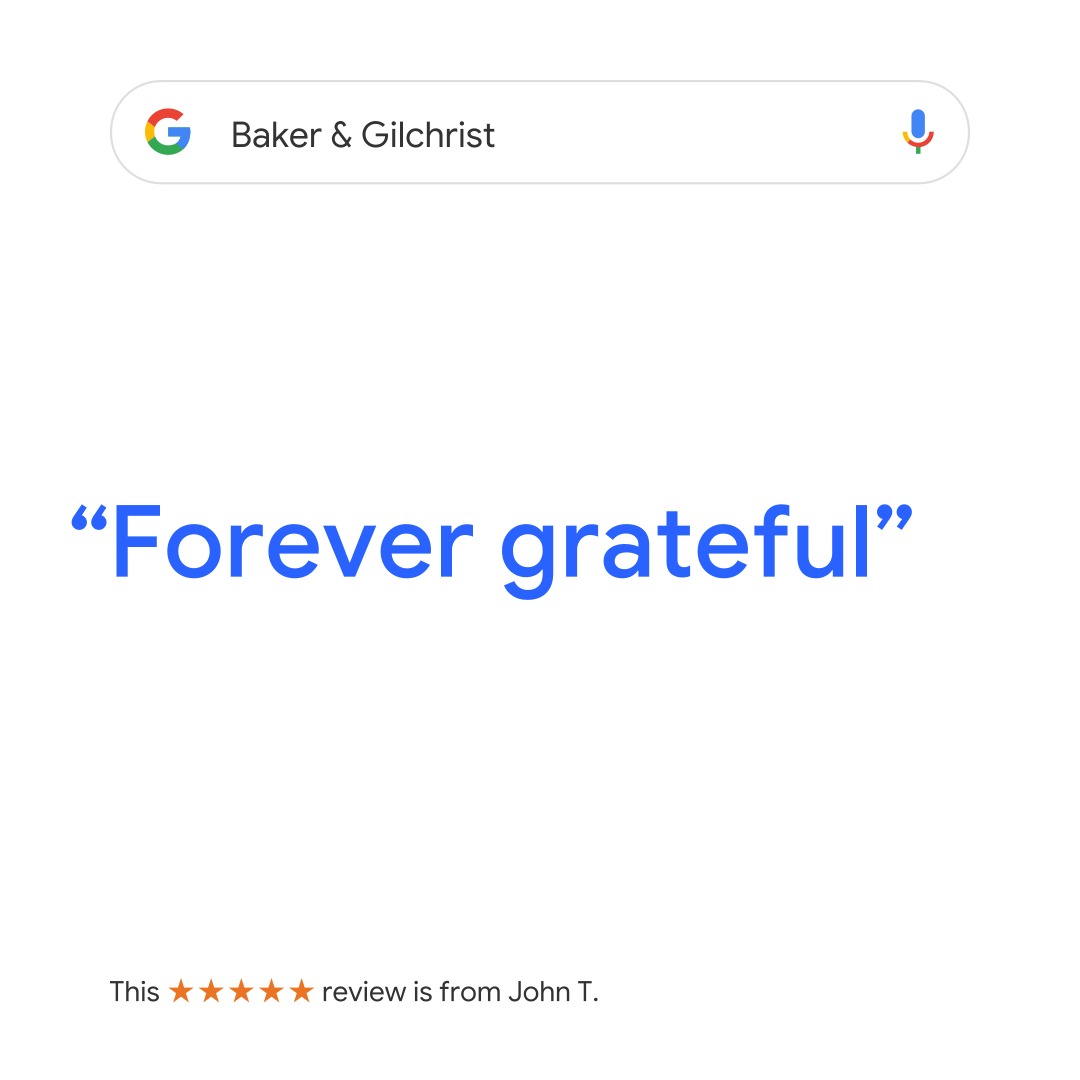 And we are grateful to have you as a client!

Thank you so much for the 5-star #review John!
