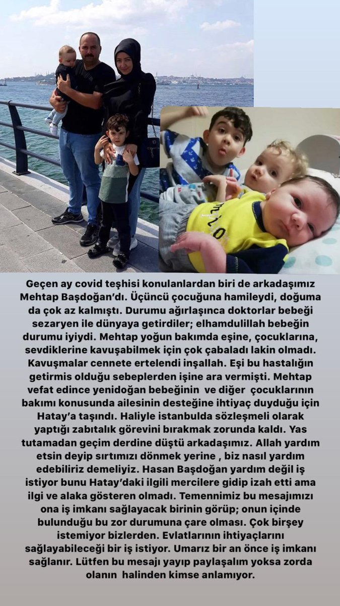 didem9532's tweet photo. Üç Masum Meleğimize ışık olun,kanat olun,hayat olun. Tek ricamız babalarının Zabitalik görevine Hatay da devam etmesi @HatayBSB @HatayValiligi @RTErdogan @suleymansoylu @ailevecalisma @Ali_Oztunc @SuzanSahin1881 @ekrem_imamoglu @Kizilay @ibbBeyazmasa https://t.co/6INUP6H0O4