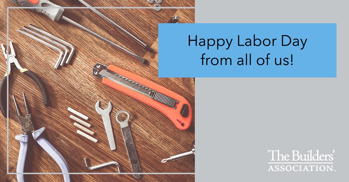 BuildersAssocKC's tweet photo. We celebrate skilled trades workers, whose contributions and achievements add to our nation's prosperity and well-being. 

#LaborDay2020 #BuildingMO #BuildMO #BuildKS https://t.co/p1GzGNQybN