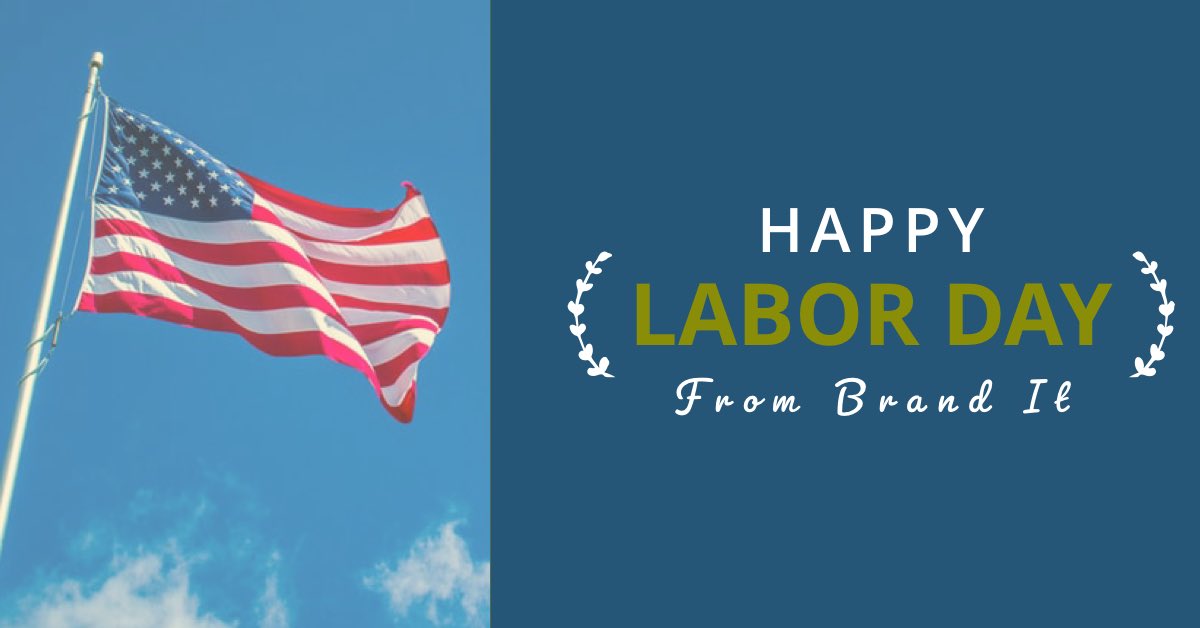 BrandItAdv's tweet photo. Happy Labor Day from the Brand It team! And thank you to the health professionals, first responders, and  dedicated workers out there making it happen today. 🌭 🍉 🍹 #HappyLaborDay #Thankful https://t.co/Tp7iwydFCe