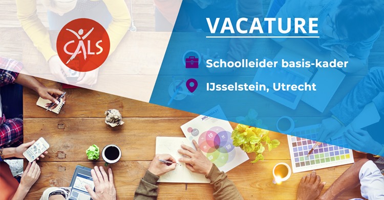 Het Cals College in IJsselstein biedt ondernemend onderwijs aan leerlingen op alle niveaus. Voor deze bruisende school zijn wij op zoek naar een schoolleider basis-kader. Interesse? Dan komen we graag met jou in contact!

hetonderwijsbureau.nl/vacature/schoo…