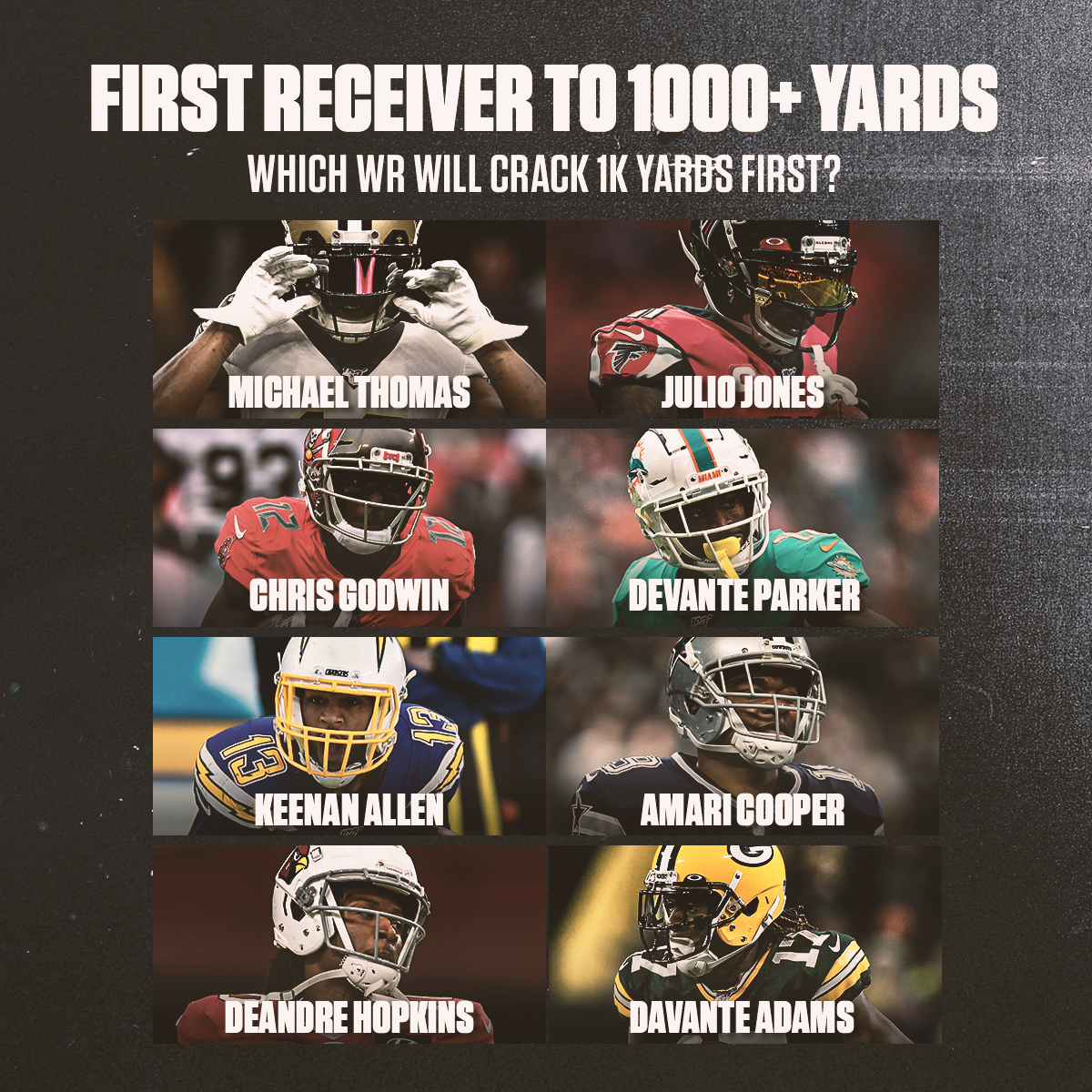 SNFonNBC's tweet photo. Which wide receiver is going to absolutely GO OFF this season? 🔥 https://t.co/kfEgvoOTU9