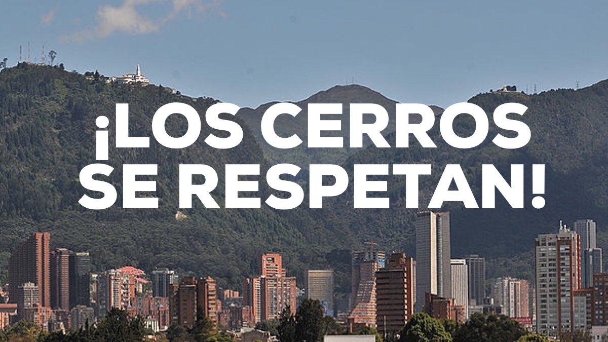 mmiguelangelj's tweet photo. ¿Por qué @ClaudiaLopez no quiere retirar la solicitud de licencia ambiental del proyecto Sendero de las Mariposas?

¿Insisten en darle continuidad a ese atentado contra nuestros cerros orientales?

¿Qué opina @Ambientebogota @colinita? https://t.co/c9AxWwUfnt