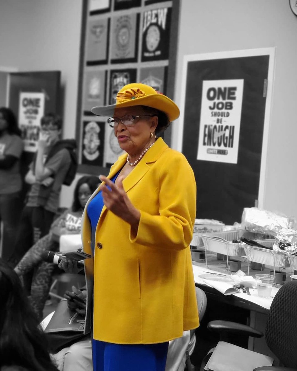 On this #LaborDay remember that one job should be enough and that our 12th CD Congresswoman, @RepAdams has always shown up for our siblings in the labor movement. #UniteHere #UnionizeTheSouth