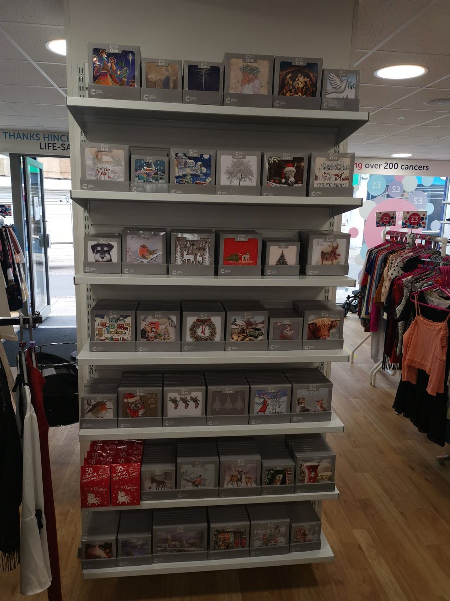 Ho ho ho 🎅 Christmas cards has arrived here at Cruk Hinckley. 🎄🌲🎅