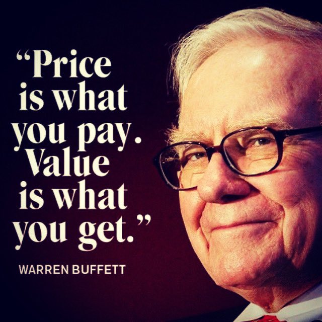 Price is what you Pay, Value is what you Get. display picture 1