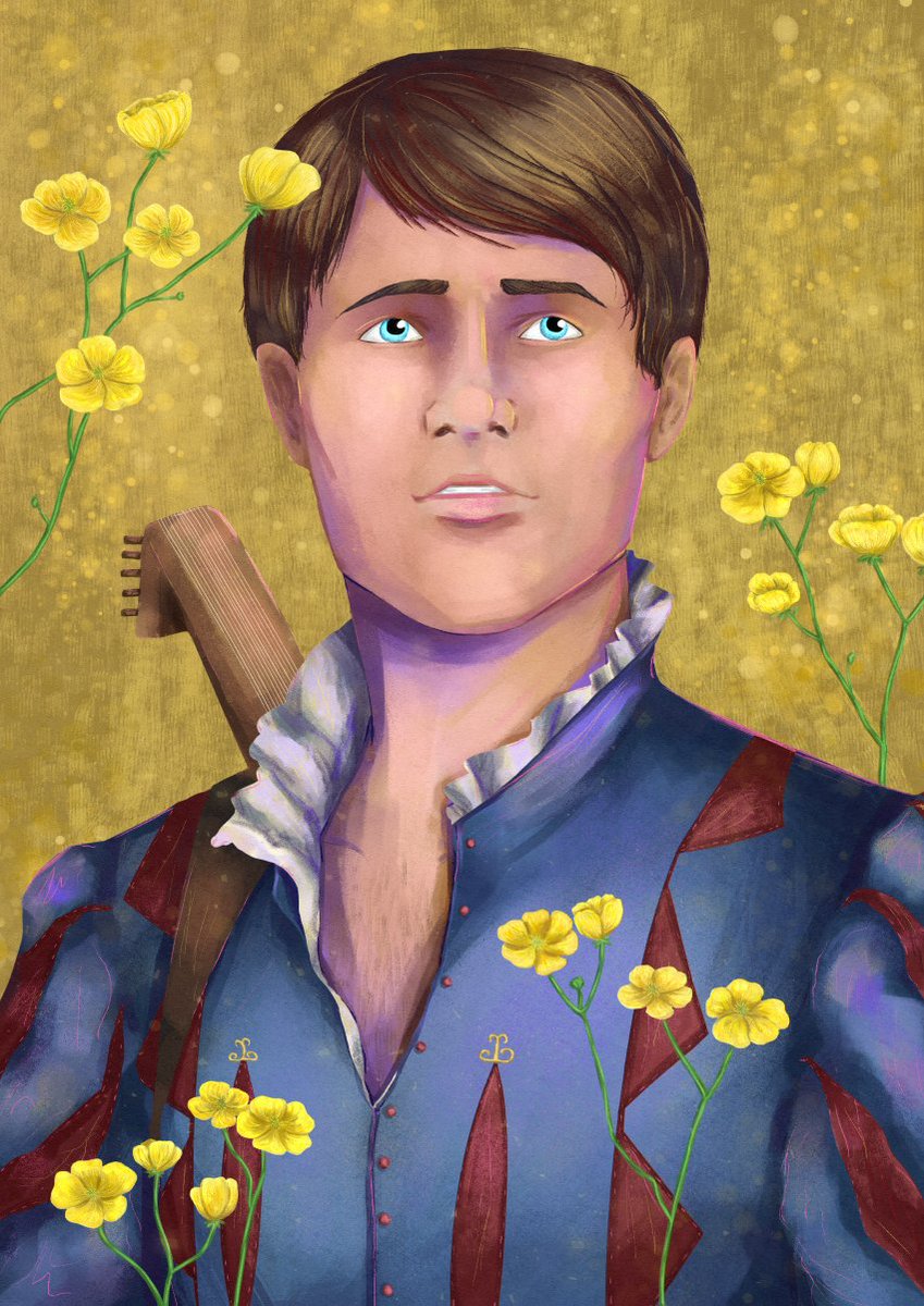 damatris92's tweet photo. Jaskier! 1st ever digital portrait I've made...! #TheWitcher #TheWitcherNetflix #jaskier #jaskierthewitcher #art #digitalart #portrait #witcher https://t.co/XHNcBPF3qf