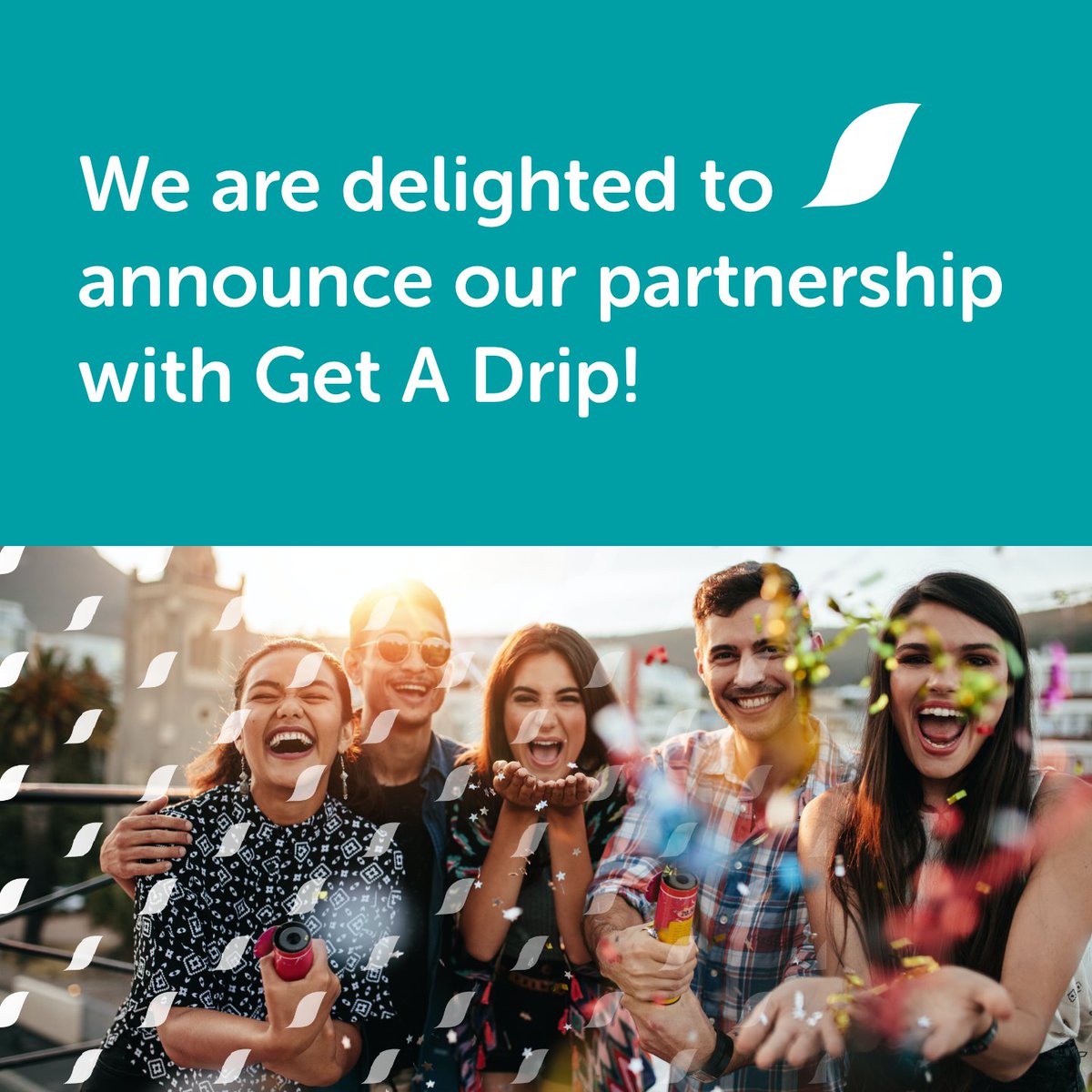 Impli11's tweet photo. | TEAM ANNOUNCEMENT | We are very proud to announce our partnership with @getadrip! An exciting step for Impli - we can't wait to start working with our new partners.
#Impli #ImpliCaspian #Partnership #GetADrip #vitamincinjection #implantations #supportyourbody #vitamindrip https://t.co/OqWQM9MV33
