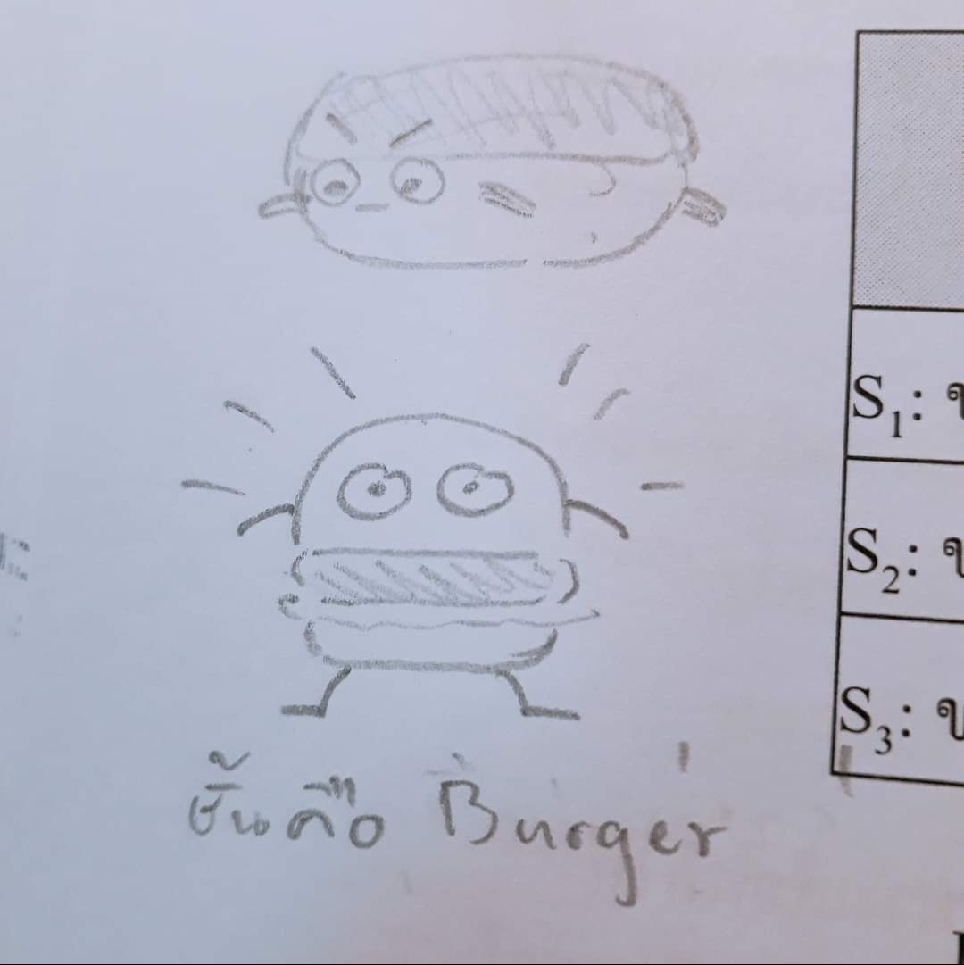 @solitaleemelon แอบวาดตอนเรียน---ตอนนั้นก็คือหิวมั่กเลยค่ะU=U? 