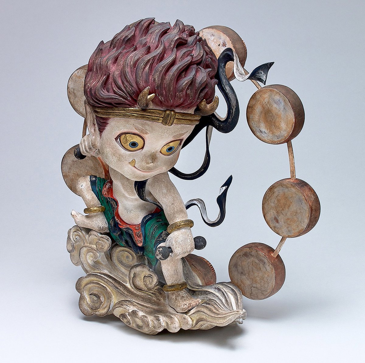 Hiroo Suzuki 鈴木博雄 Hiroo Suzuki Hisanori Kojima Thunder God 鈴木博雄 小島久典 雷神像 年