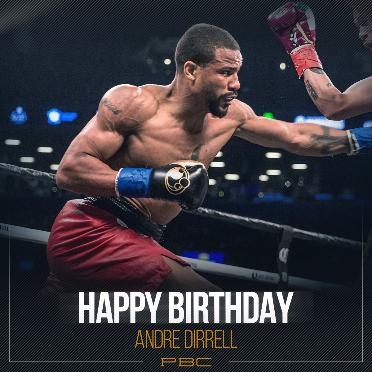 premierboxing's tweet photo. LIKE & RETWEET to wish former welterweight champion @AndreBerto and veteran contender @AndreDirrell a Happy Birthday! #TeamBerto #TeamDirrell #PBCBirthdays https://t.co/D1nSpWCoIF