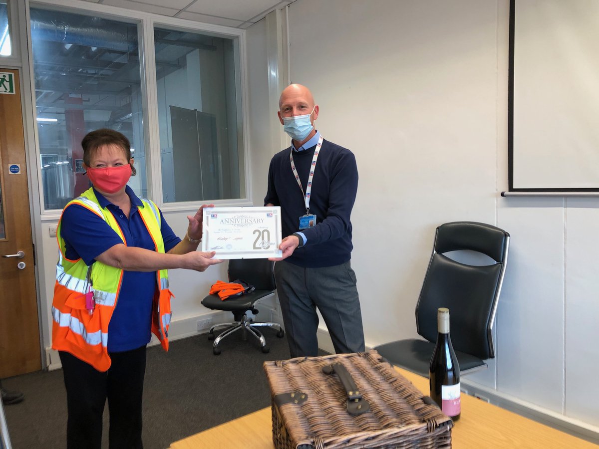 weareTCFM's tweet image. Congratulations to Lesley Haynes for her 20 Years of service! She has reached an important milestone at TCFM and RS Components. Thank you for the many years of service and dedication to our company.

#longservicerecognition #tcfm #thankyou #peoplefirstandforemost