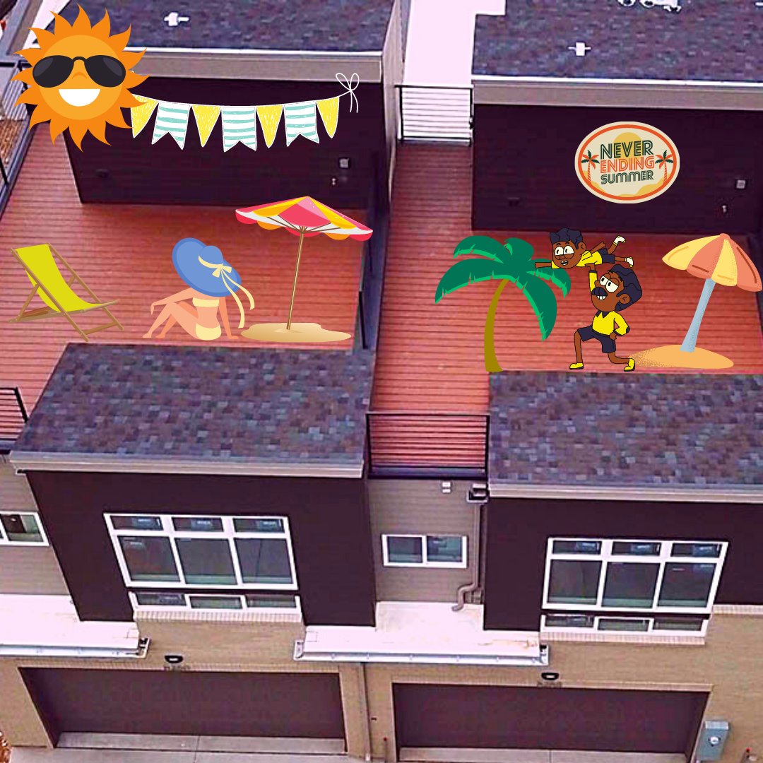 DenverSkyLofts's tweet photo. ☀️😎 We hope you are enjoying every last drop of summer as our homeowners are on their rooftop decks at the Aria Denver townhomes  - We will be closed on Monday 9/7 for the holiday-We hope you and yours have a beautiful day! 

#laborday #rooftopdeck #denvertownhomesforsale… https://t.co/A2Tp5hcmy6