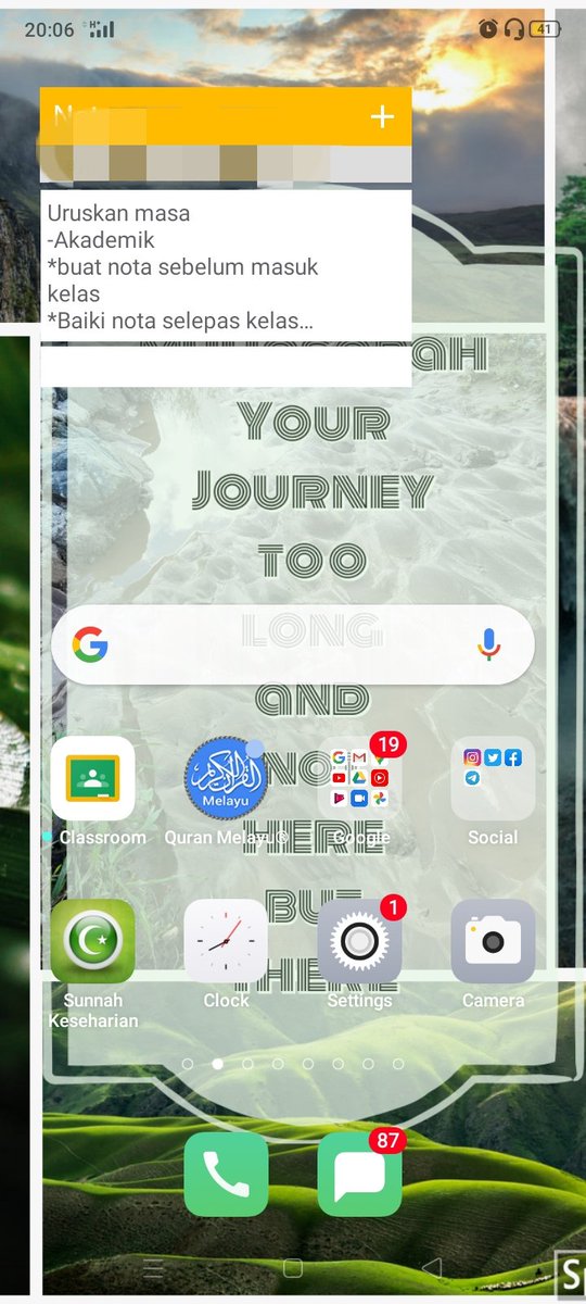 Ayunisaid2's tweet photo. Orang kata,
Wallpaper hp kita adalah menggambarkan siapa diri kita.
Sekarang cuba CHALLENGE ini;
Tanpa usik setting wallpaper hp anda sekarang,
1. Screen capture wallpaper hp anda
2. Copy teks ini dan post
3. Add sekali wallpaper pic anda tadi, to your post.
#copypastepost https://t.co/h00Yb2ooiN