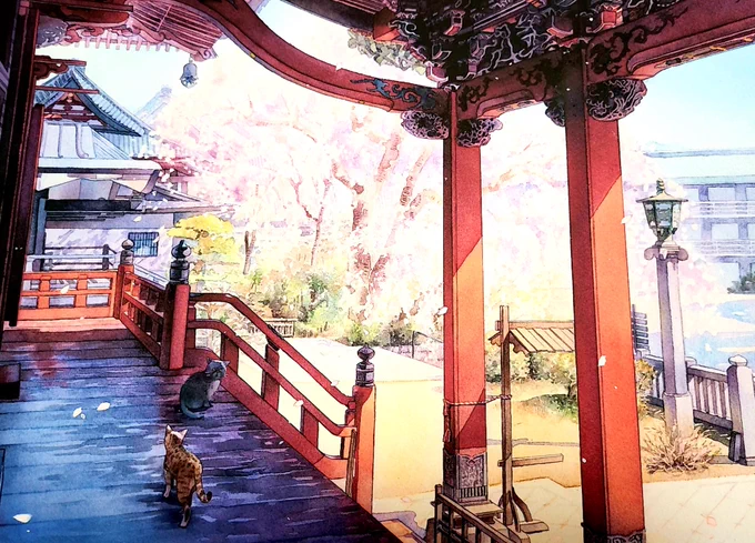 本日ご依頼主さんにお渡ししてきました??
桜が綺麗なご夫婦の思い出の場所と愛猫ちゃんたちです。 