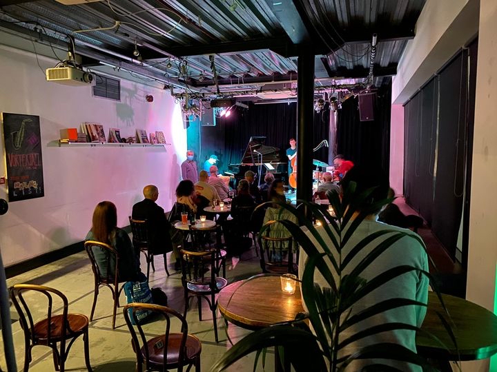 vortexjazz's tweet photo. Vortex is preparing to re-open! Safety is paramount; with procedures to keep everyone safe.

We have reduced capacity from 100 to 30, staggered entry for audience members, &amp; enhanced cleaning.

Head to our website for further details. We look forward to seeing you hopefully soon! https://t.co/sQ6jMS1RK7